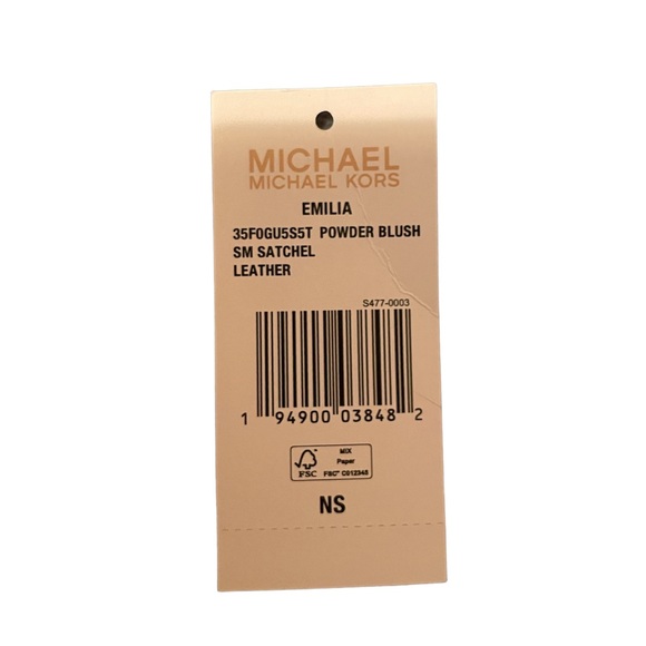 MICHAEL KORS Emilia Powder Blush Satchel Purse! - Picture 4 of 4